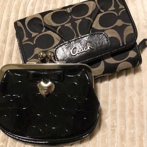 Coach Wallet and coin purse